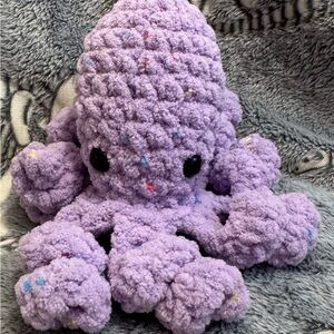 Purple Plush Octopus Toy